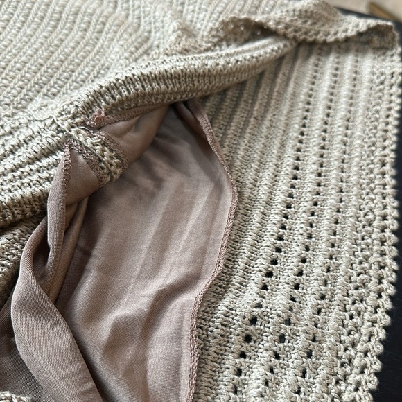 Boho Crochet Spaghetti Strap Mini Dress - Picture 5 of 10